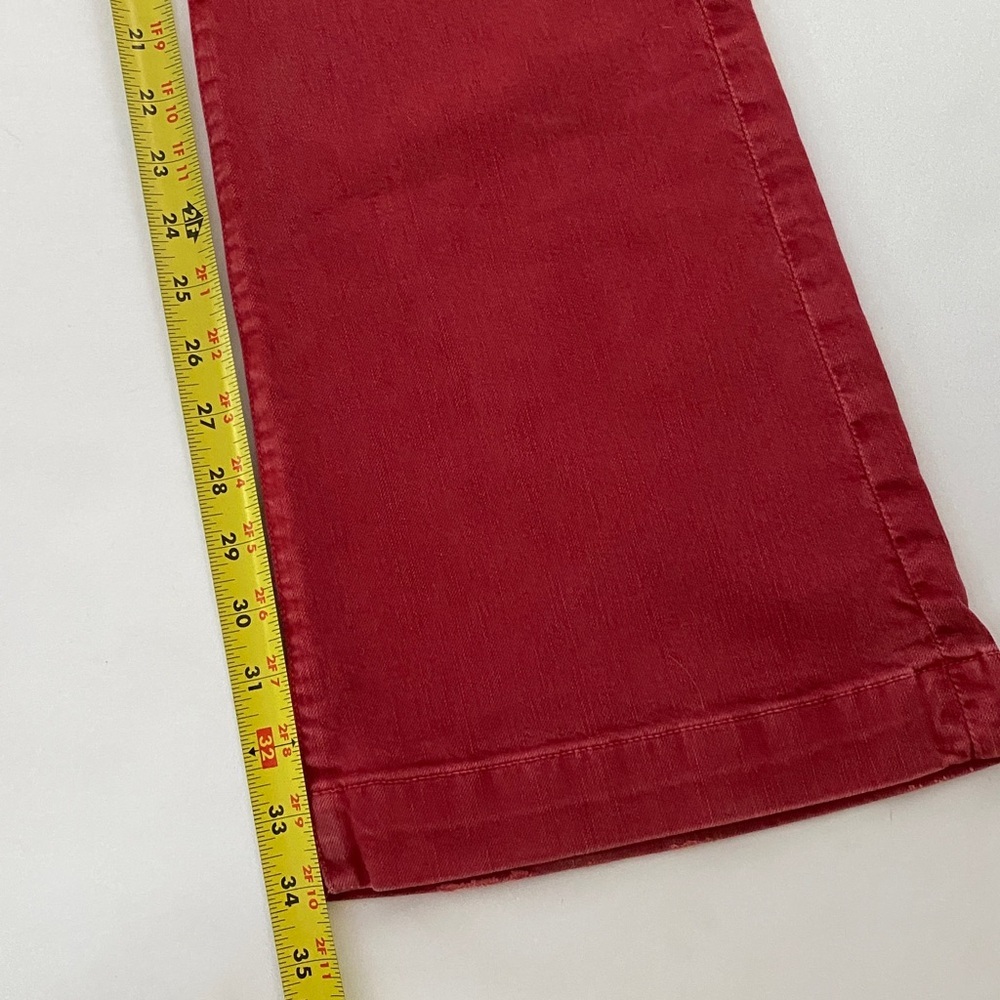 Rich & Skinny Women’s Jeans Flare Leg Pants Red size 24 - Picture 8 of 11